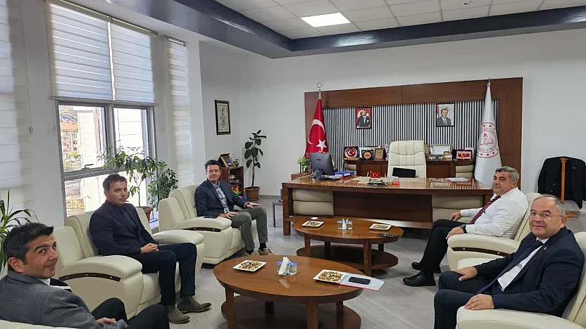 Daire Başkanı Öztürk, Müdür Sünnetci İle İstişare Etti