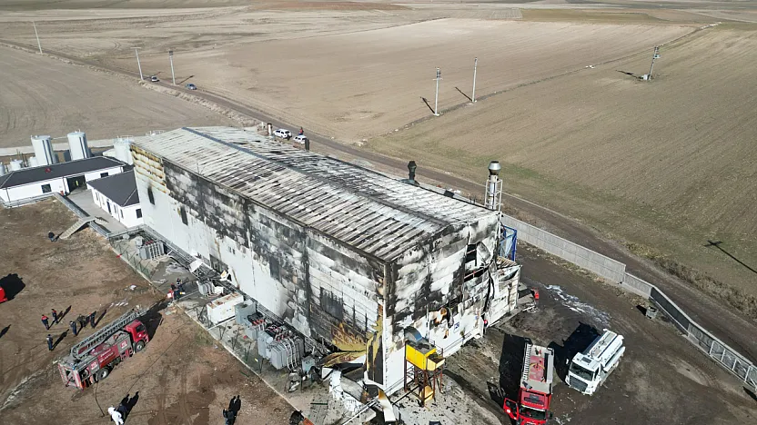 Elektrik Üretim Tesisinde Çıkan Yangın Kontrol Altına Alındı