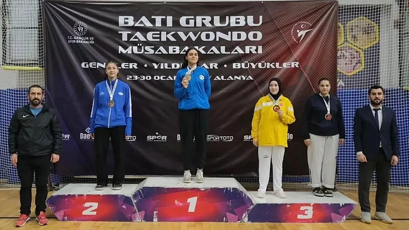 Erkmen Belediye Spor Kulübü Türkiye 3'üncüsü Oldu