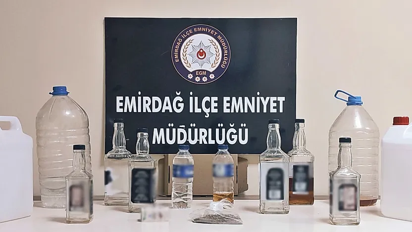 Evde Kaçak Alkol Üreten Şahıs Gözaltında