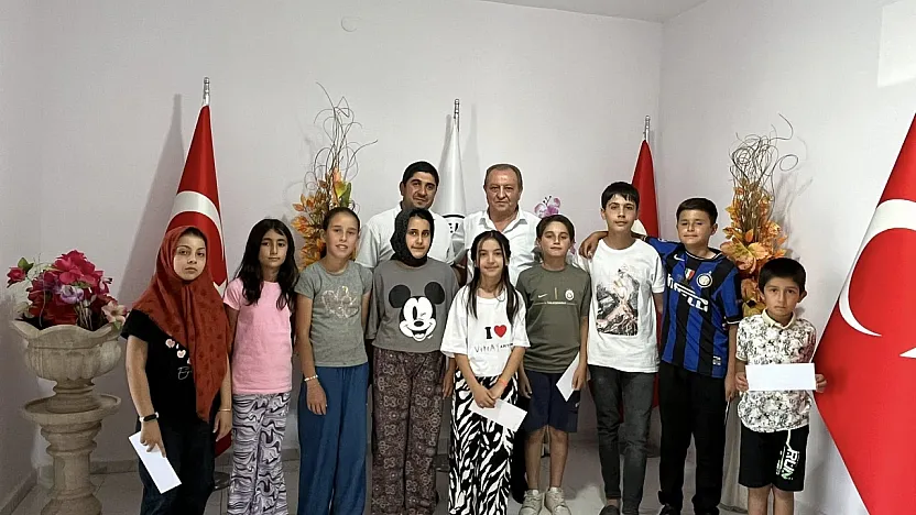 Gömü Kasabasında Kur'an-I Kerim'e Geçen Başarılı Öğrencilere Ödül Verildi