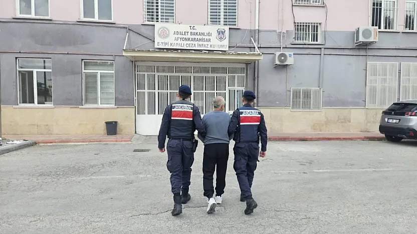 İhsaniye'de 19 Yıl Cezası Bulunan Şahıs Jandarma Takibinden Kaçamadı