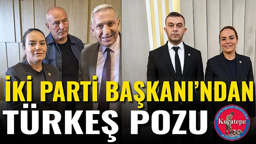 İki Parti Başkanı'ndan Türkeş Pozu