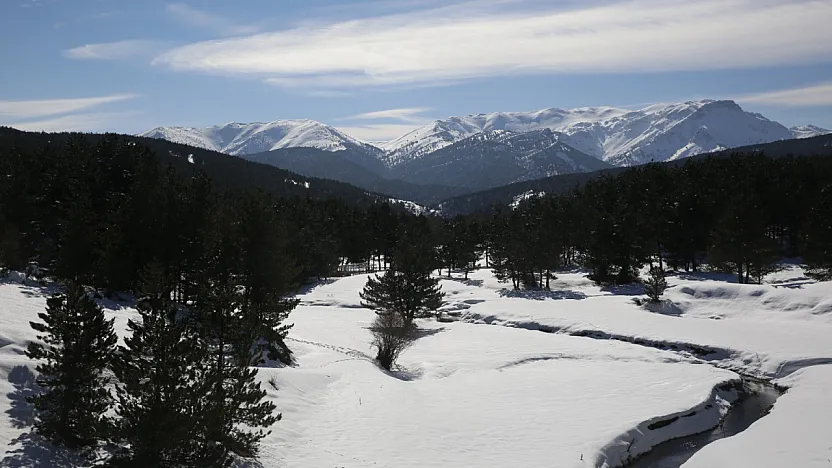 Kar Yağışı Sonrası Akdağ Tabiat Parkı'nda Masalsı Kış Görüntüsü