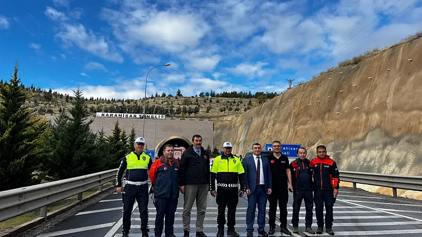 Karahisar Tünelinde Dikkat Çeken Prova