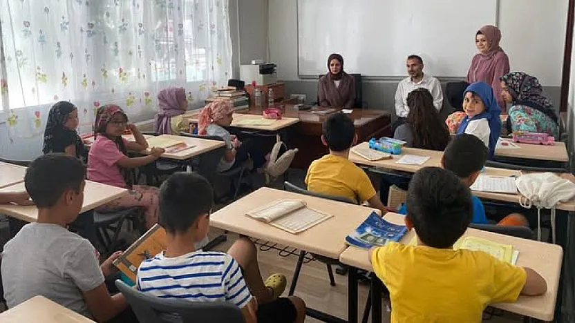 Kaymakam Gizem Bayguş'tan Kur'an Kursu Öğrencilerine Ziyaret