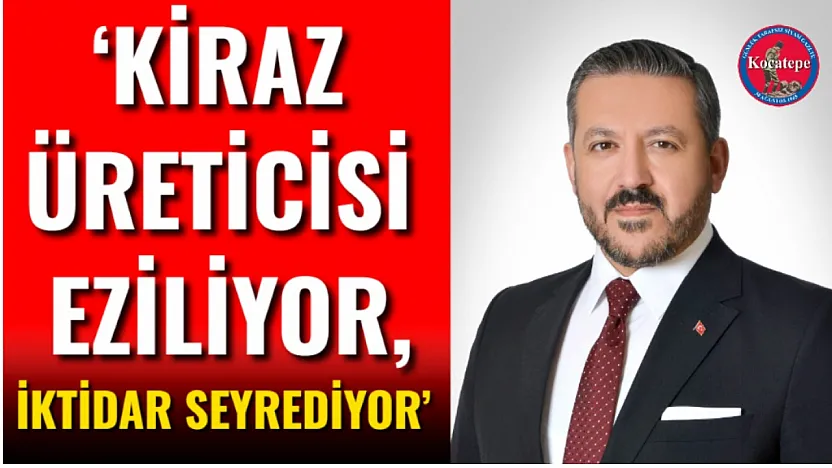 'Kiraz Üreticisi Eziliyor, İktidar Seyrediyor'