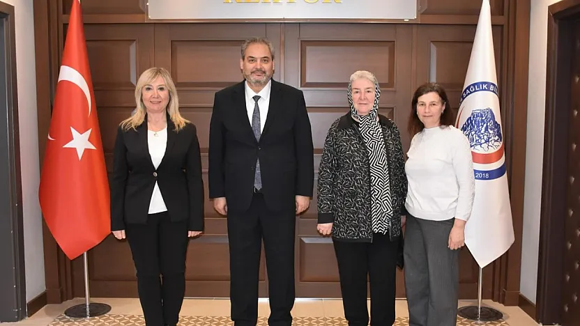 MHP Heyeti Rektör Aslan'la Görüştü