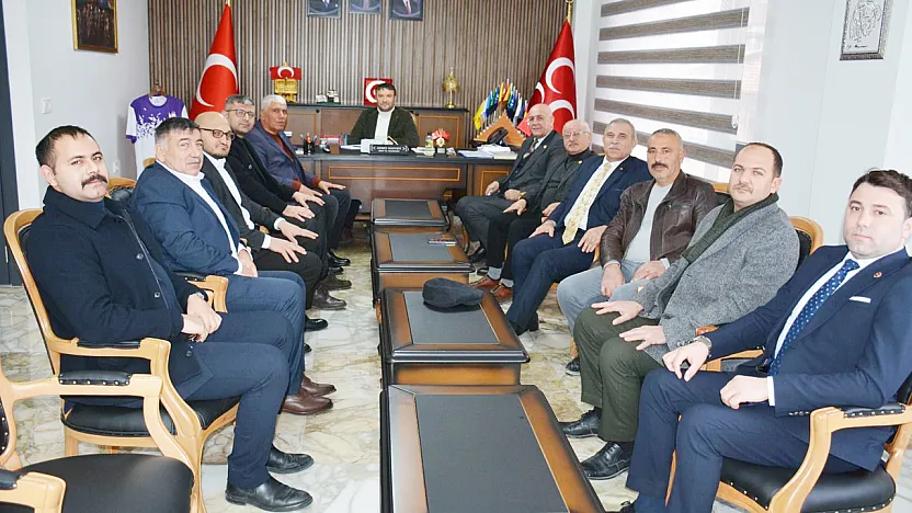 MHP İGM Grubu Üyeleri Kahveci İle Görüştü