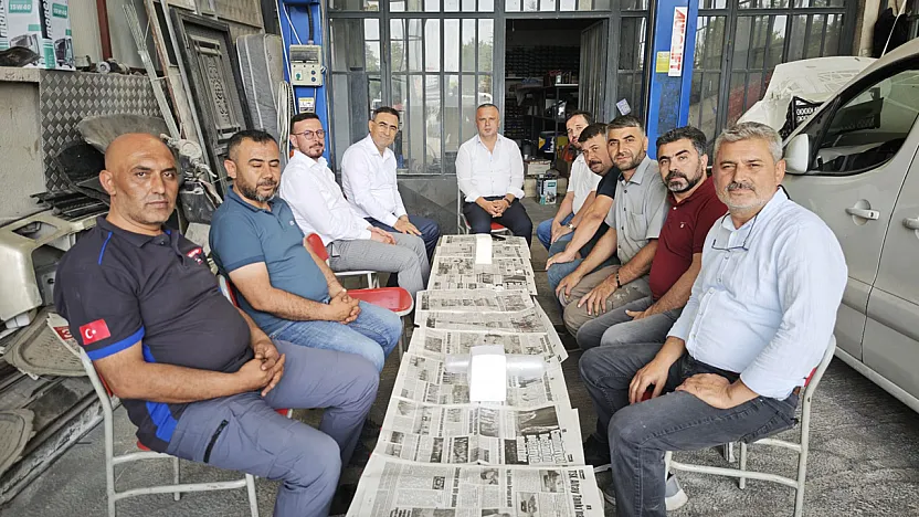 Milletvekili Arslan'dan Kaza Geçiren Esnafa 'Geçmiş Olsun' Ziyareti ve Sanayi Turu