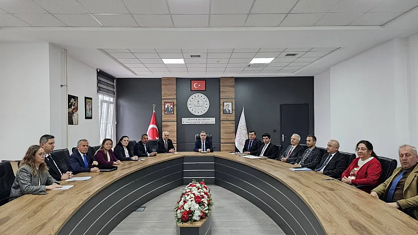 Müdür Altınkaynak Eğitim Müfettişleriyle Bir Araya Geldi