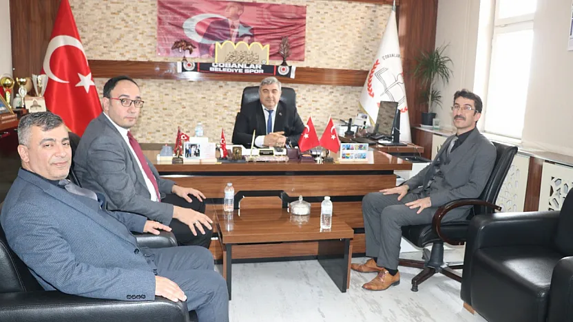 Müdür Sünnetci, Çobanlar'da Ziyaretlerde Bulundu