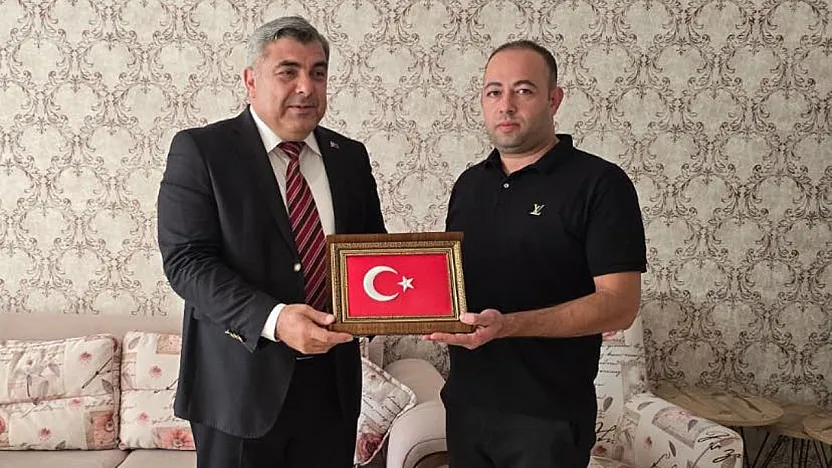 Müdür Sünnetci, Gazi İlhan'ı Ziyaret Etti