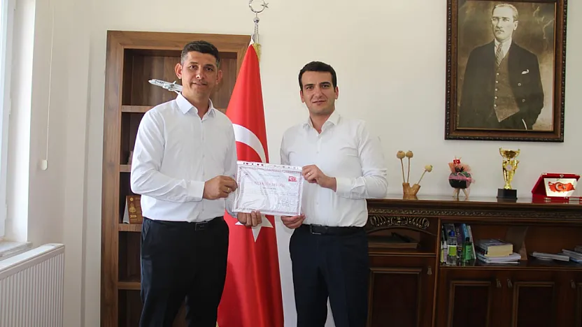 Örnek Muhtara Teşekkür Belgesi