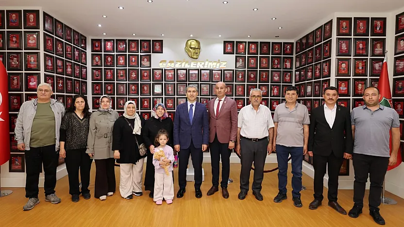 Şehit Aileleri Ve Gaziler Vali Aktaş'la Sohbet Etti