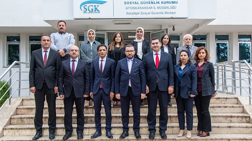 SGK Başkanı Elitaş Afyon'da Hizmetleri Yerinde İnceledi