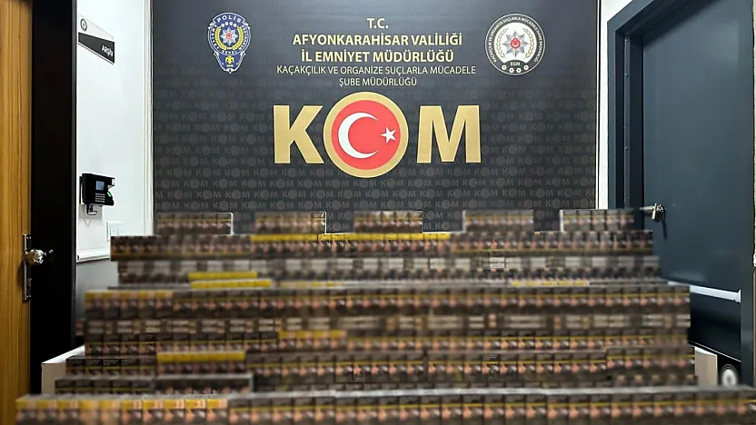 Sultandağı'nda 1830 Paket Kaçak Sigara Ele Geçirildi