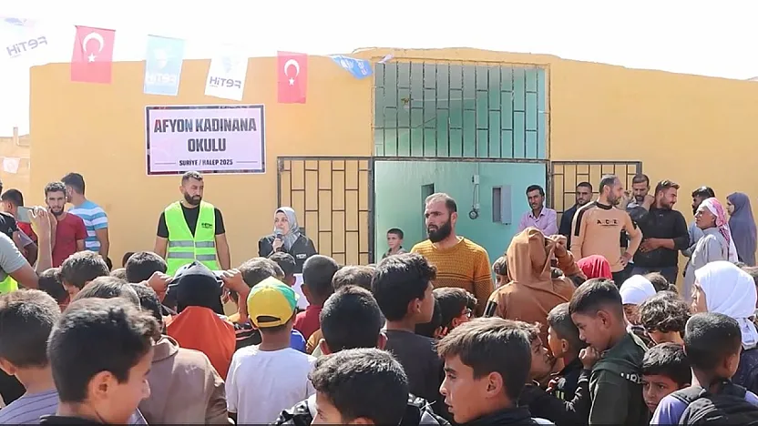 Suriye'de Öğrenciler Afyon'un Desteği İle 'Abad' Olacak
