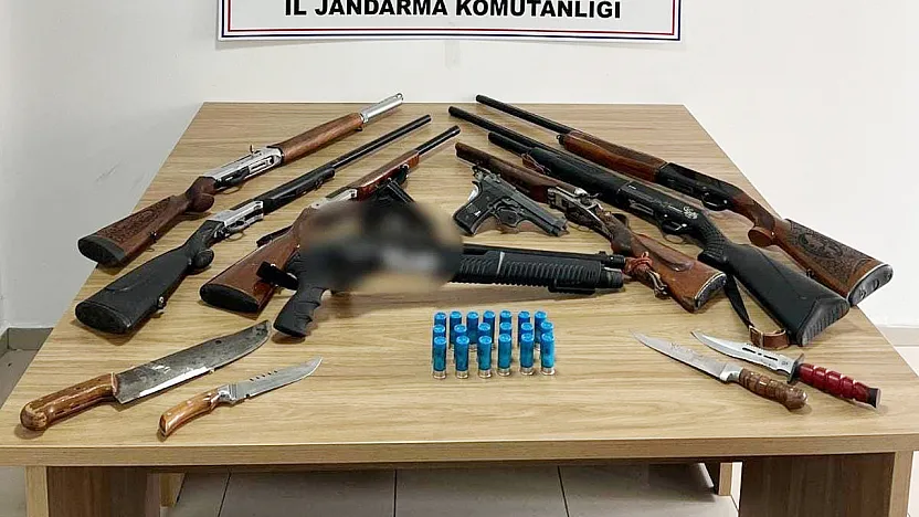 Tabanca, Tüfek, Fişek, Bıçak… Jandarma Ele Geçirdi