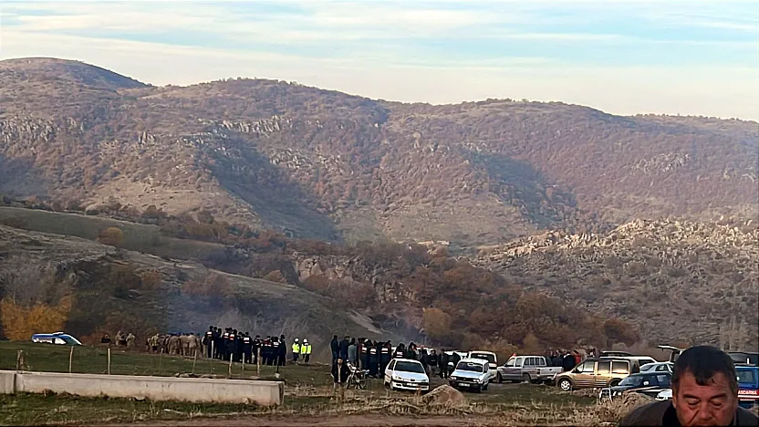 Taşoluk Halkından Şafakta Maden Eylemi