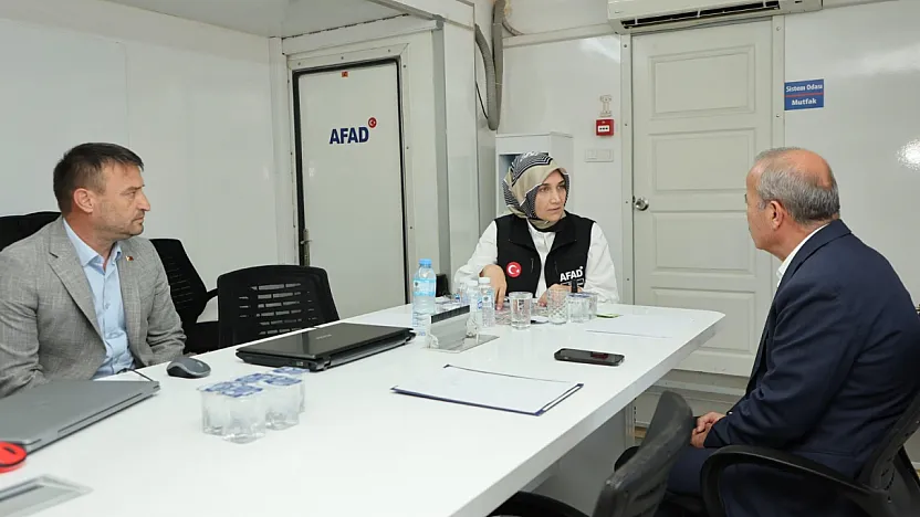 Taytak ve Kahveci, AFAD Koordinasyon Merkezi'nde
