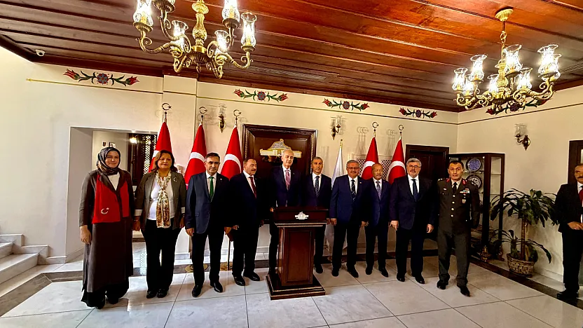 TBMM Başkanı Kurtulmuş, Vali Aktaş'ı Ziyaret Etti