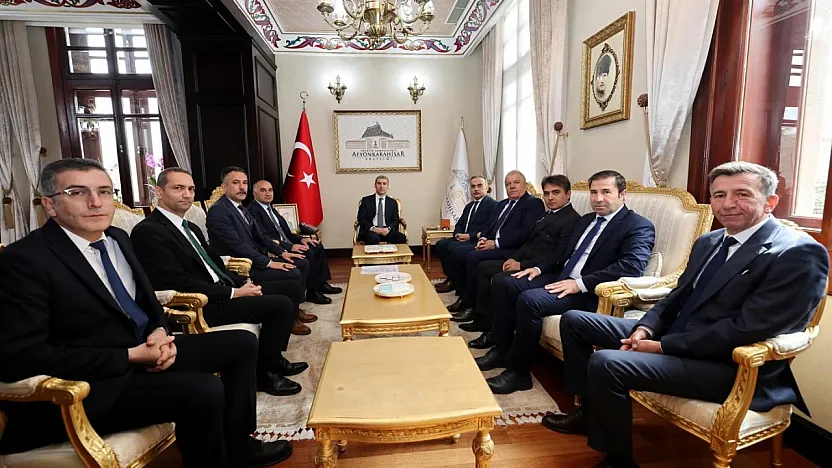 Vali Aktaş'a Ziyaretler Devam Ediyor