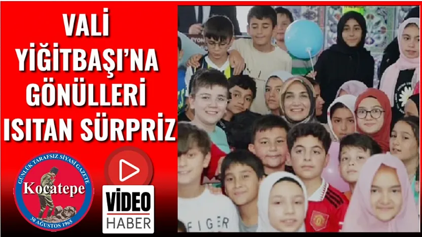 Vali Yiğitbaşı'na Gönülleri Isıtan Sürpriz