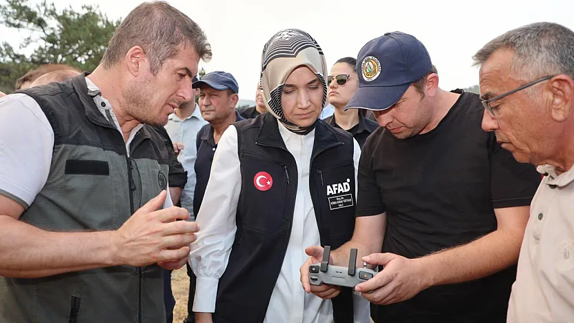 Vali Yiğitbaşı, Yangın Çalışmalarını Yerinde Takip Ediyor