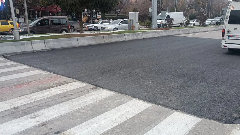 Vatandaşın Sesine Kulak Verildi… Yaya Geçidi Üzerine Asfalt