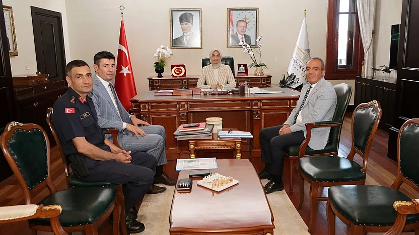 Yeni İl Jandarma Komutanının Afyon'daki İlk Toplantısı