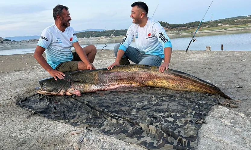 2 Metre 27 Santimlik Balık Yakaladılar!