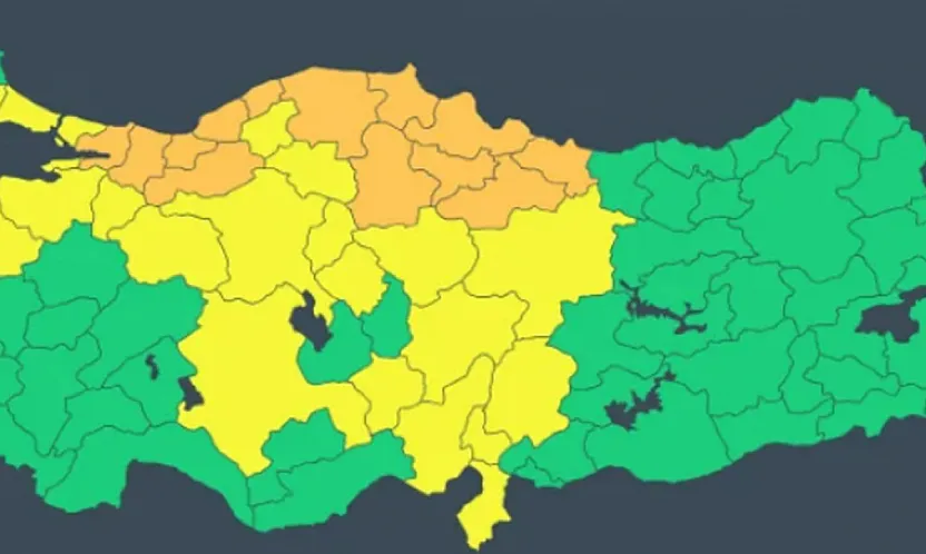 35 İl İçin 'Tehlike' Uyarısı. Hem AFAD Hem Meteoroloji Uyardı