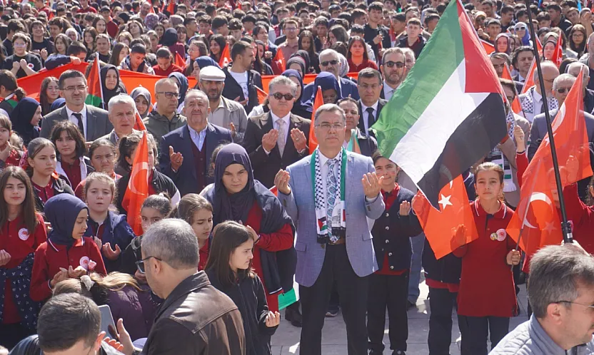7 Ekim'de Afyon'dan Filistin'e 7 Bin Selam
