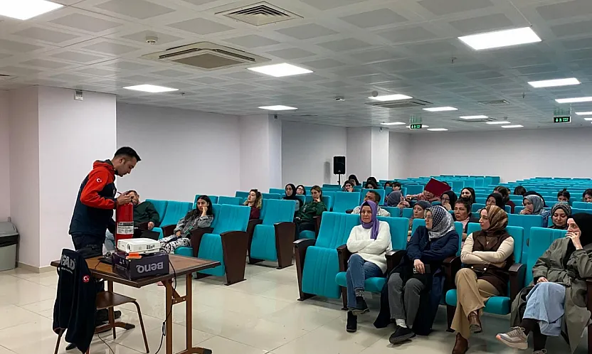 AFAD'dan Öğrenci Yurdunda Tatbikat