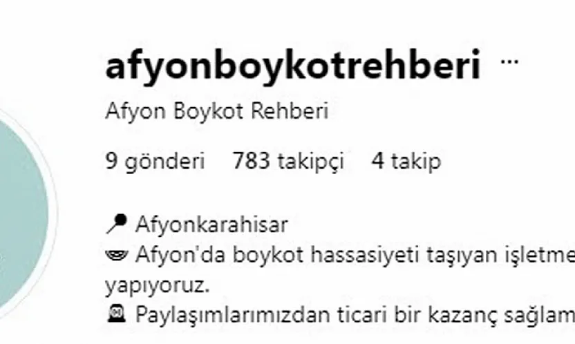 Afyon Boykot Rehberi Kuruldu! Hangi İşletmeler Boykot Ürünü Satmıyor?