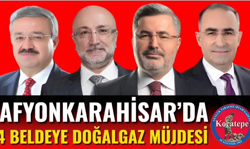 Afyon'da 4 Beldeye Doğalgaz Müjdesi