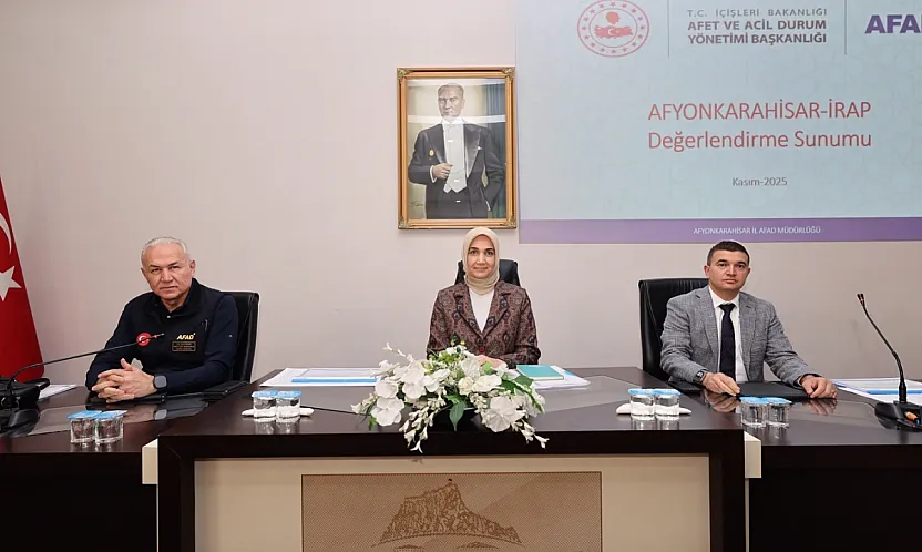 Afyon'da Afetlere Hazırlık İçin Önemli Toplantı