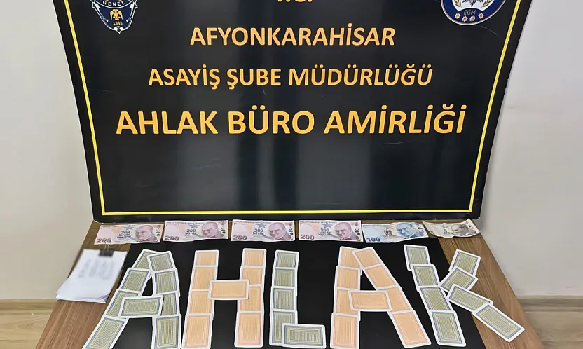 Afyon'da Asayiş Alarmı: Kumar, Fuhuş ve Hırsızlık Operasyonları