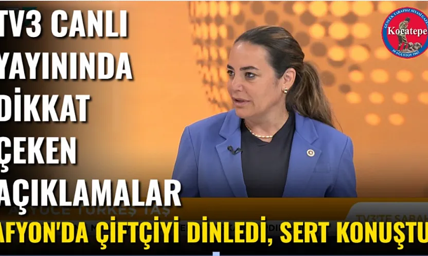 Afyon'da Çiftçiyi Dinledi, Sert Konuştu!