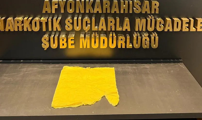 Afyon'da Dikkat Çeken Uyuşturucu Operasyonu