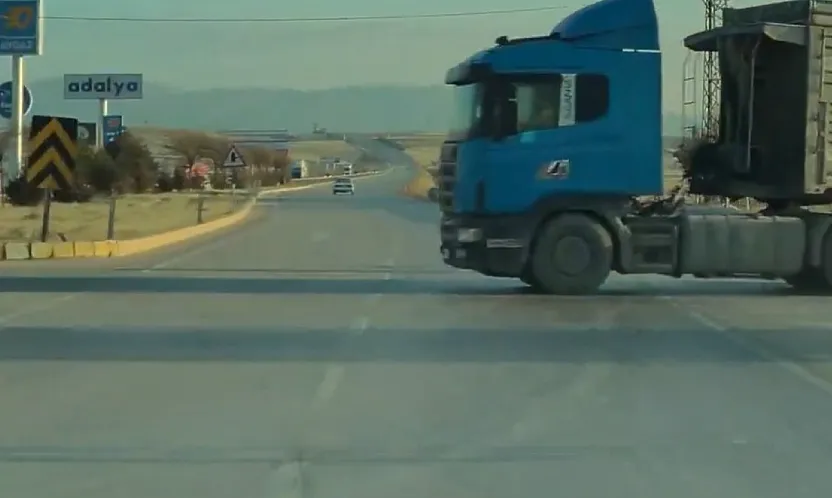 Afyon'da Faciadan Dönüldü… O Anlar Kamerada