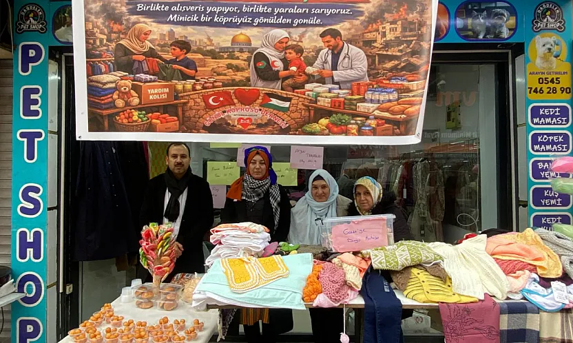 Afyon'da Hayırseverler Gazze İçin Buluştu