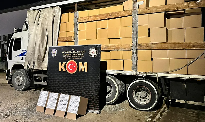 Afyon'da Kaçakçılıkta Rekor!