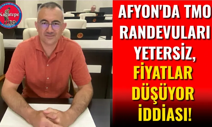 Afyon'da TMO Randevuları Yetersiz, Fiyatlar Düşüyor İddiası!