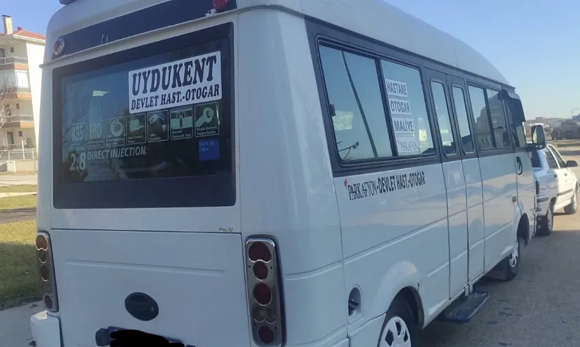 Afyon'da Uydukent Minibüslerine Bir Gün Ara