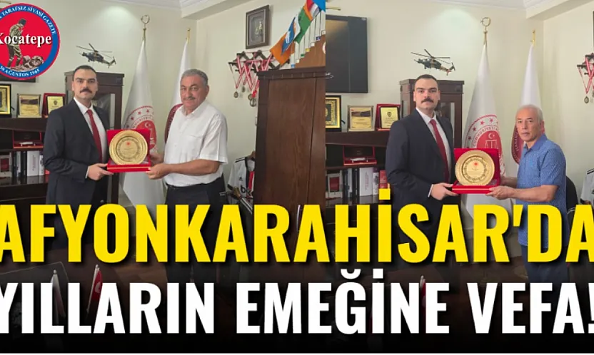 Afyon'da Yılların Emeğine Vefa!