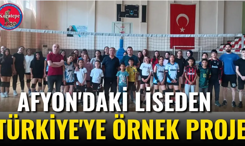 Afyon'daki Liseden Türkiye'ye Örnek Proje