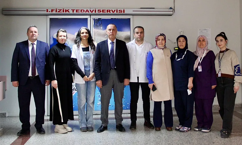 Afyon Devlet Hastanesinde Fizik Tedavide Yeni Seanslar Açıldı