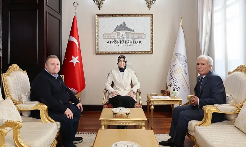 Afyon'lu Yargıtay Üyesinden, Vali Yiğitbaşı'na Ziyaret